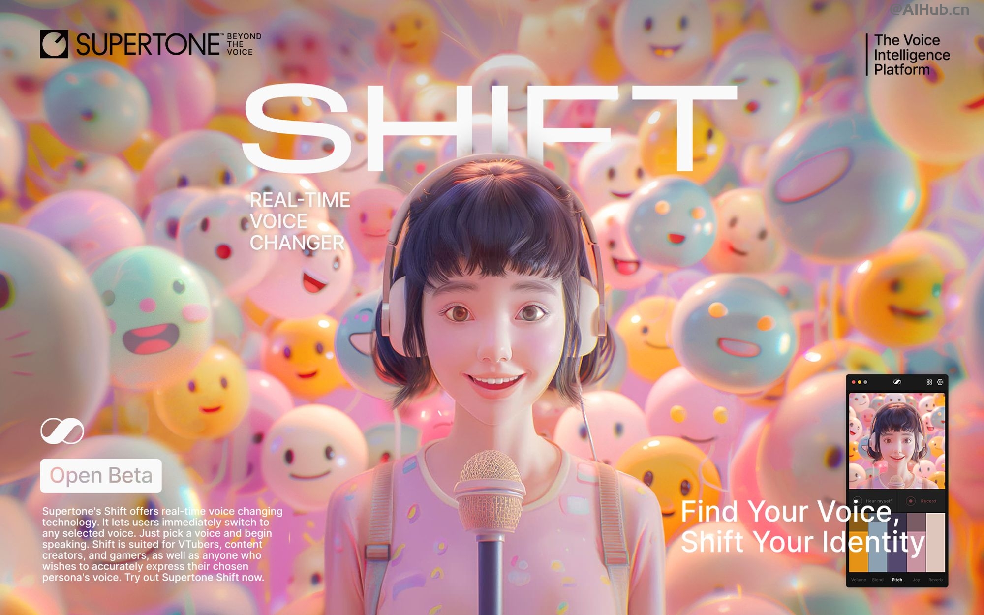 Supertone Shift-AI实时语音变换器