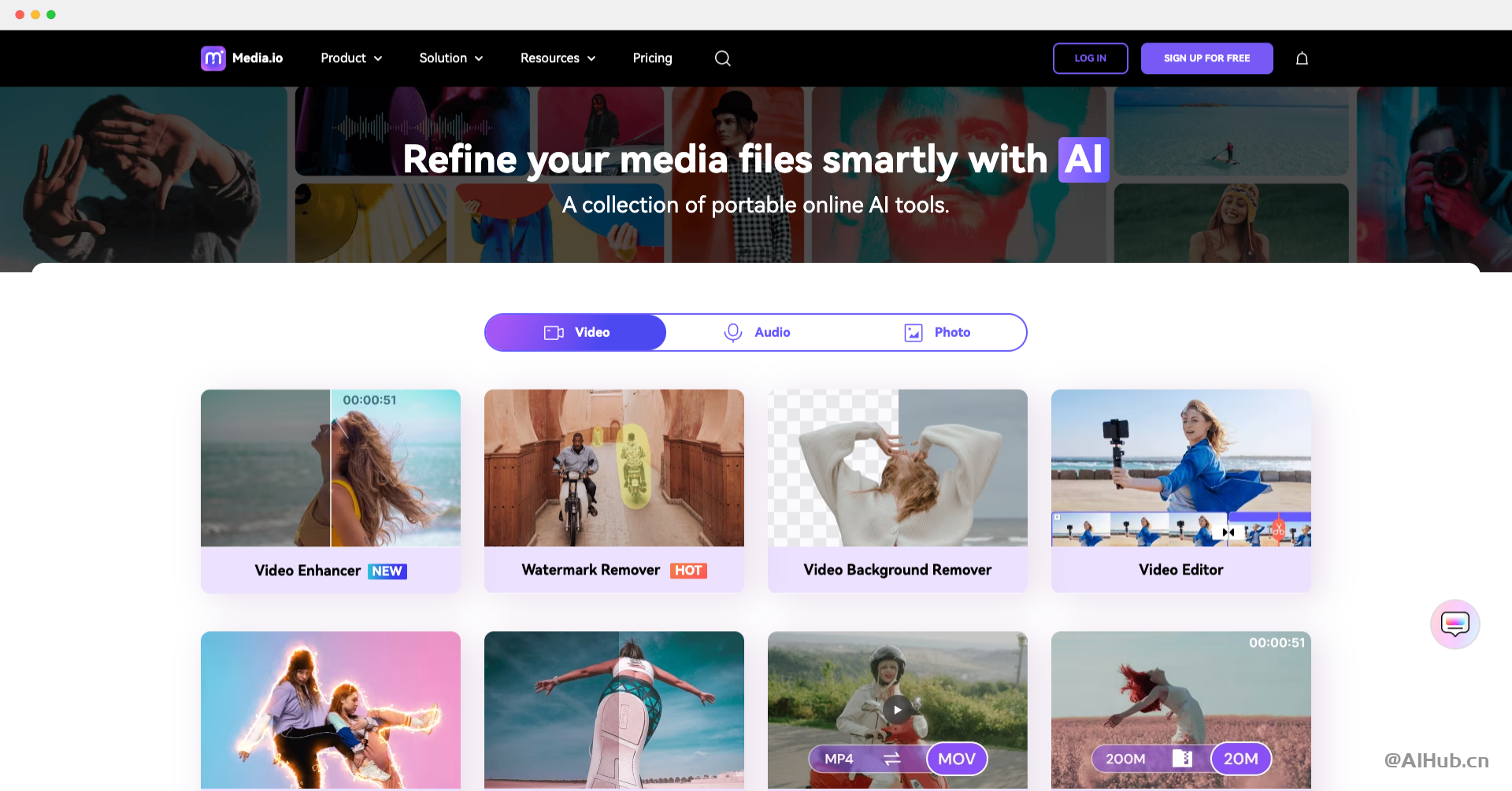 Media.io-一站式AI驱动的在线媒体处理工具