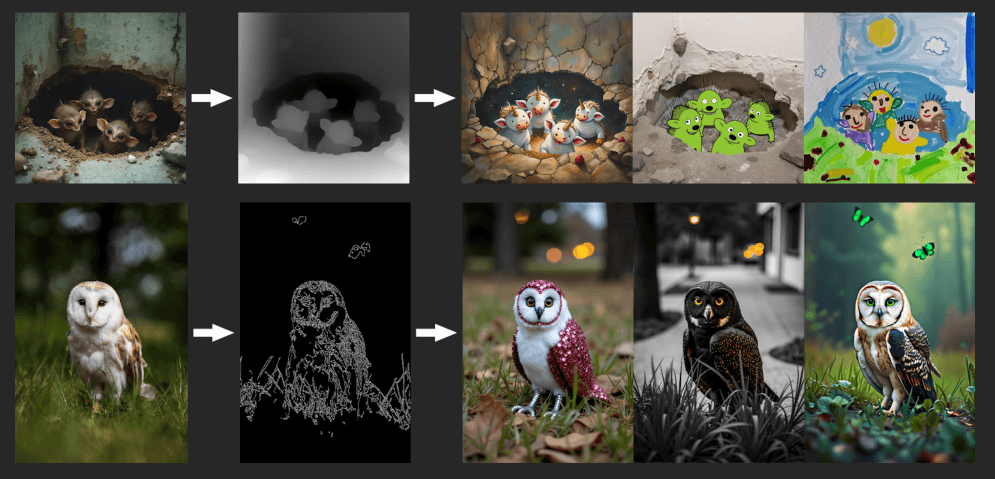 FLUX.1 Tools：Black Forest Labs 推出的 AI 图像处理模型套件，实现精准的图像编辑和生成