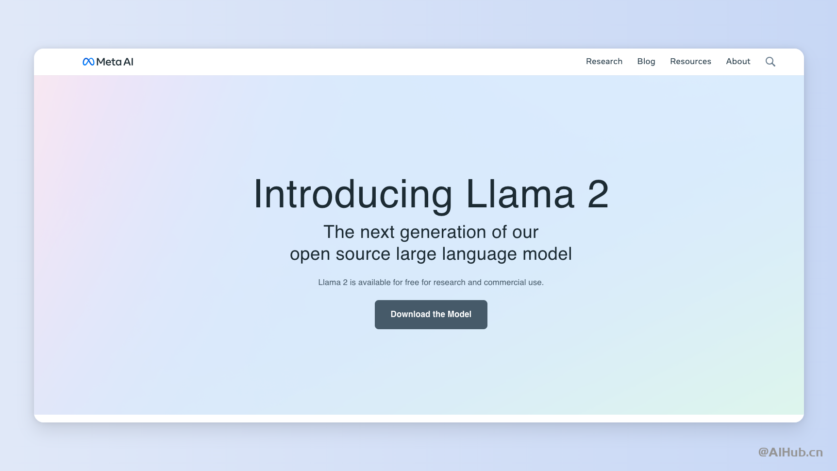 Llama 2：Meta旗下免费可商用开源大模型
